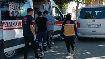 Adıyaman’da meydana gelen trafik kazasında, iki otomobilin çarpışması sonucu bir