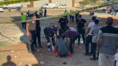 Kilis'in Bilal Habeş Mahallesi'nde, iki komşu aile arasında çıkan tartışma
