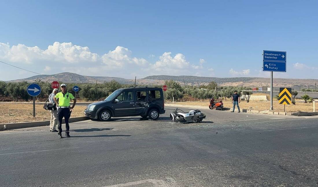 Kilis’te meydana gelen trafik