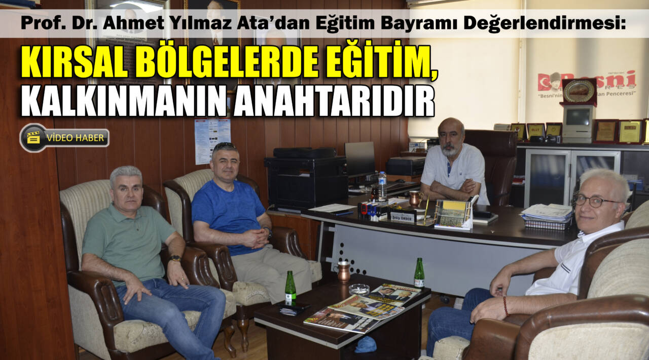 Prof. Dr. Ahmet Yılmaz Ata’dan Eğitim Bayramı Değerlendirmesi: KIRSAL BÖLGELERDE EĞİTİM, KALKINMANIN ANAHTARIDIR