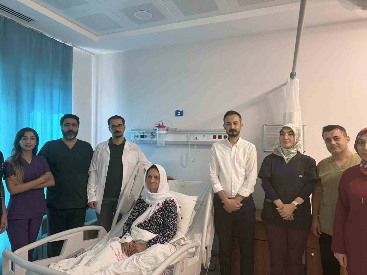 Mardin’de, kapalı ameliyat yöntemleri kullanılarak gerçekleştirilen ilk laparoskopik parsiyel nefrektomi