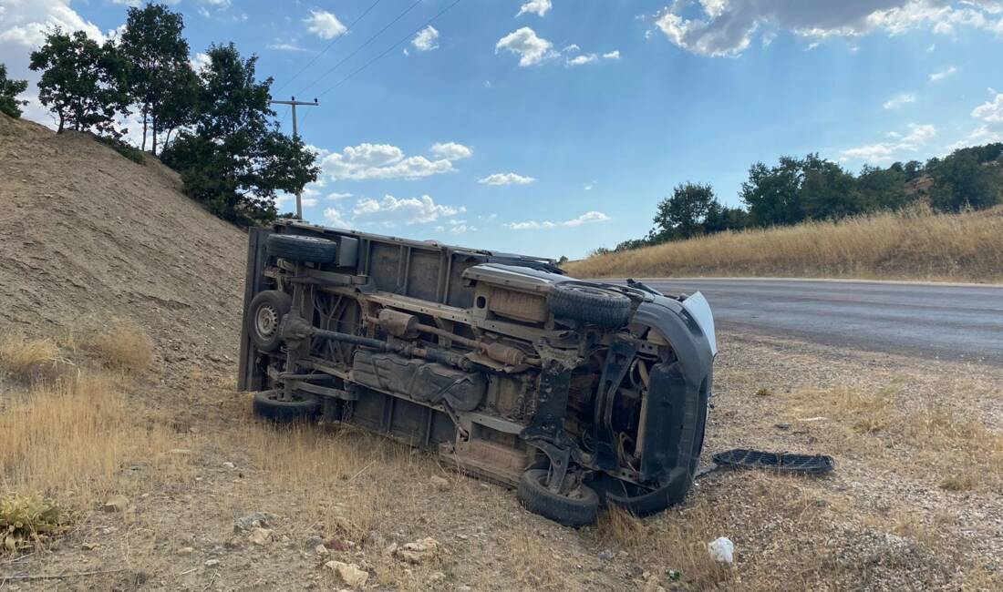 Gölbaşı'nda meydana gelen trafik