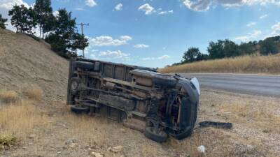 Gölbaşı'nda meydana gelen trafik kazasında 4 kişi yaralandı.