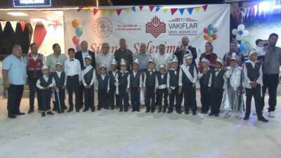 Adıyaman’da 20 çocuğun katıldığı sünnet şöleni, Şanlıurfa Vakıflar Bölge Müdürlüğü