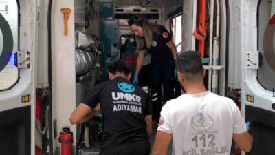 Adıyaman Merkez’e bağlı Karaali Küme evleri yakınlarında meydana gelen kazada,