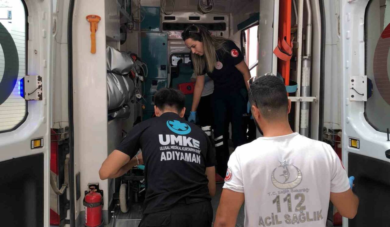 Adıyaman Merkez’e bağlı Karaali Küme evleri yakınlarında meydana gelen kazada,