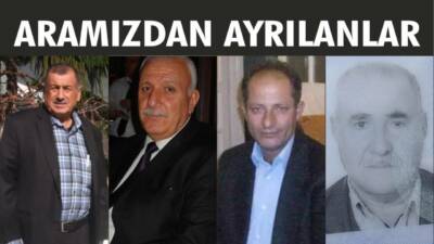 13-14.10.2024 Pazar – Pazartesi gününe ait Besni’de Vefat Edenler köşesi.