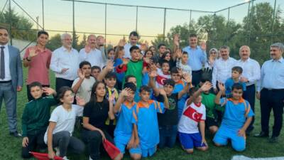 Çevre, Şehircilik ve İklim Değişikliği Bakanı Murat Kurum, Adıyaman’da çocuklarla