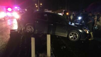 Kahta'da, meydana gelen trafik kazasında iki otomobilin çarpışması sonucu