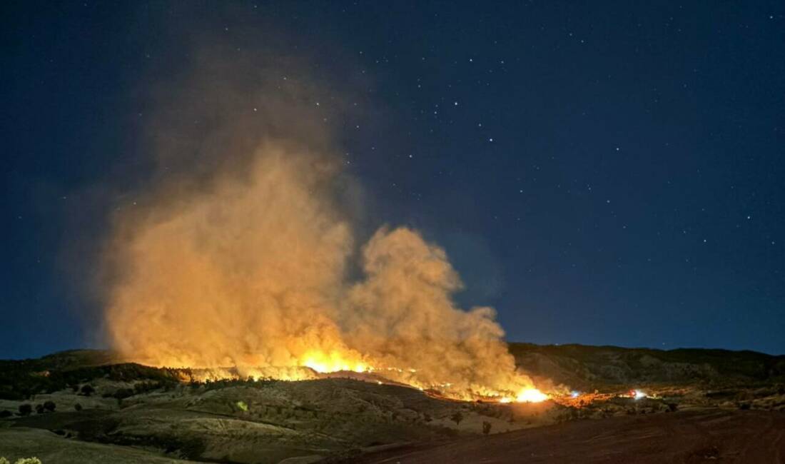 Gölbaşı'nda, gece saatlerinde