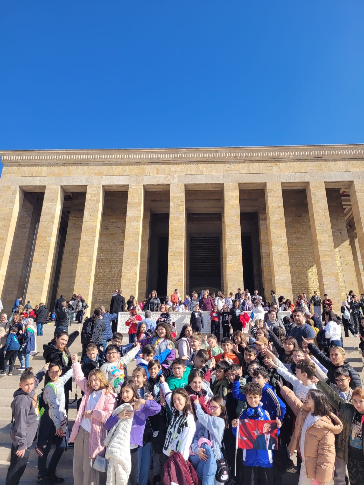 Gaziantep Kolej Vakfı (GKV) Özel Ortaokulu öğrencileri, Türkiye'nin kültürel mirasını