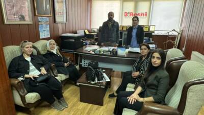 CHP Besni Kadın Kolları Başkanı Emine Göğüş ve yönetim kurulu