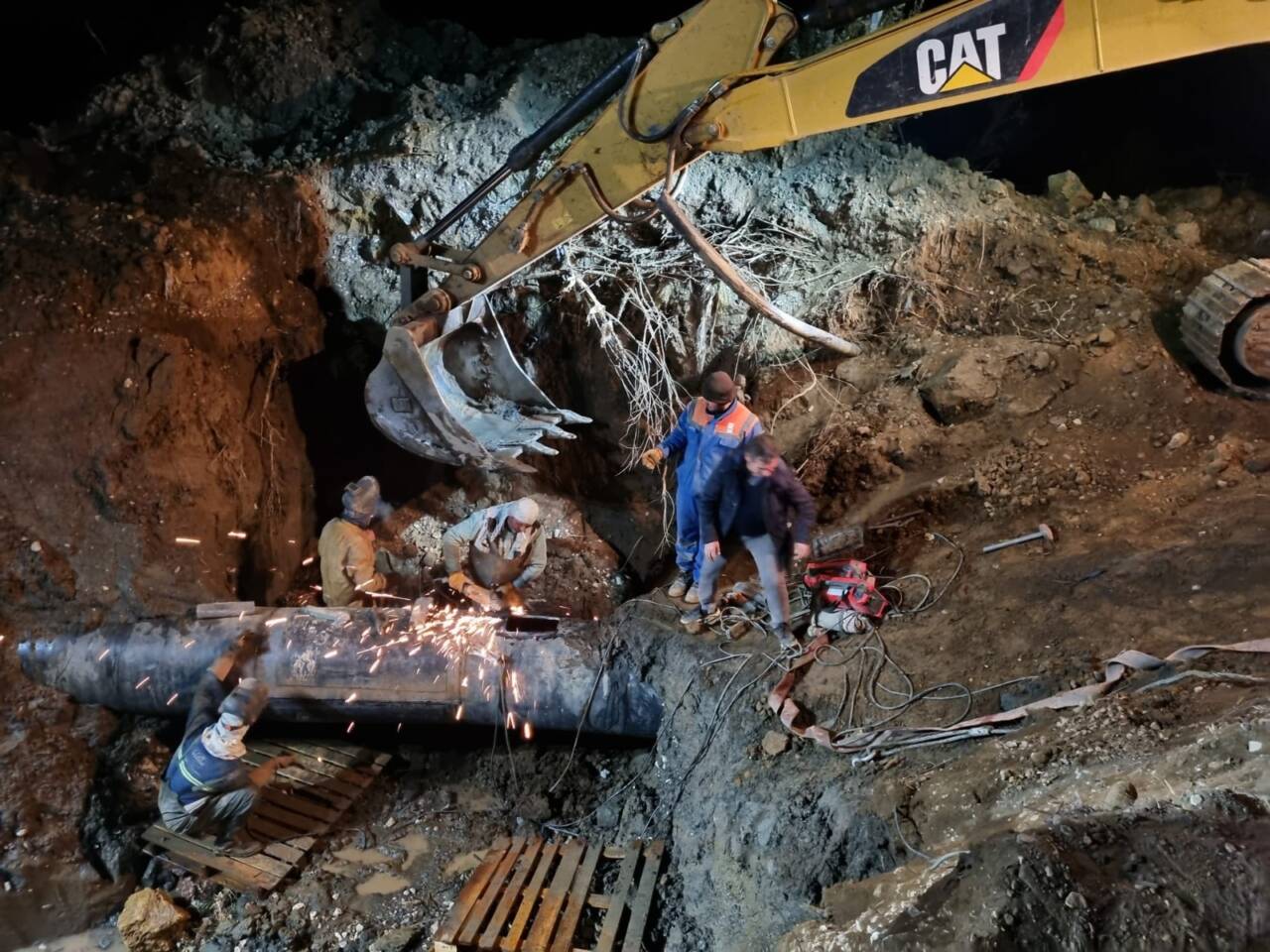 Havşeri isale hattında çalışmalar tamamlandı, su arzı sağlanmaya başlandı