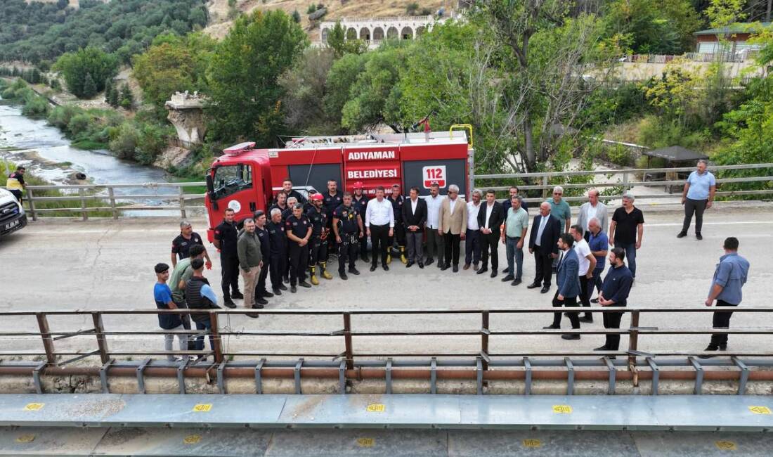 Adıyaman Belediyesi itfaiye ekipleri