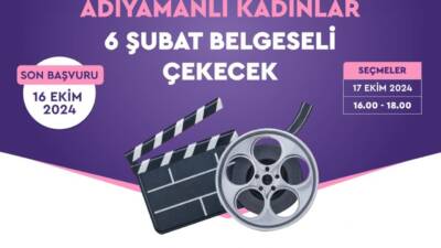 Adıyaman Belediyesi, kadınlara yönelik belgesel atölyesi düzenliyor. Her kesimden kadının