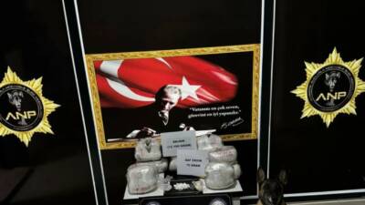 Adıyaman’ın Gölbaşı ilçesinde polis ekipleri tarafından durdurulan iki tırda yapılan