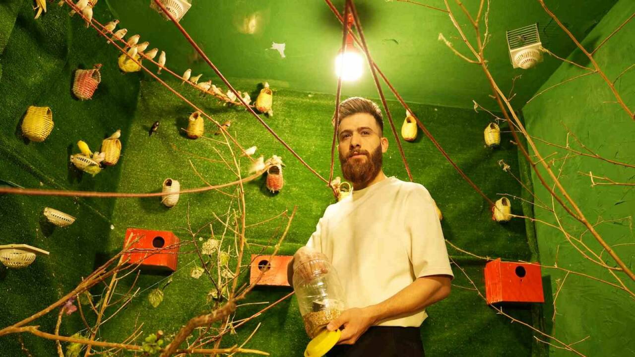 Mardin’in Kızıltepe ilçesinde berber salonu işleten Cuma ve Yusuf Şeyh