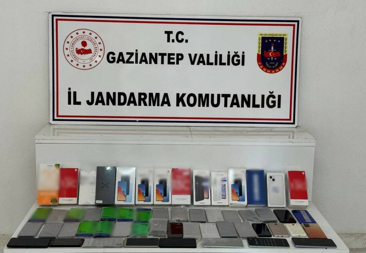 Gaziantep’te gerçekleştirilen operasyonda, piyasa değeri 1 milyon TL olan 55