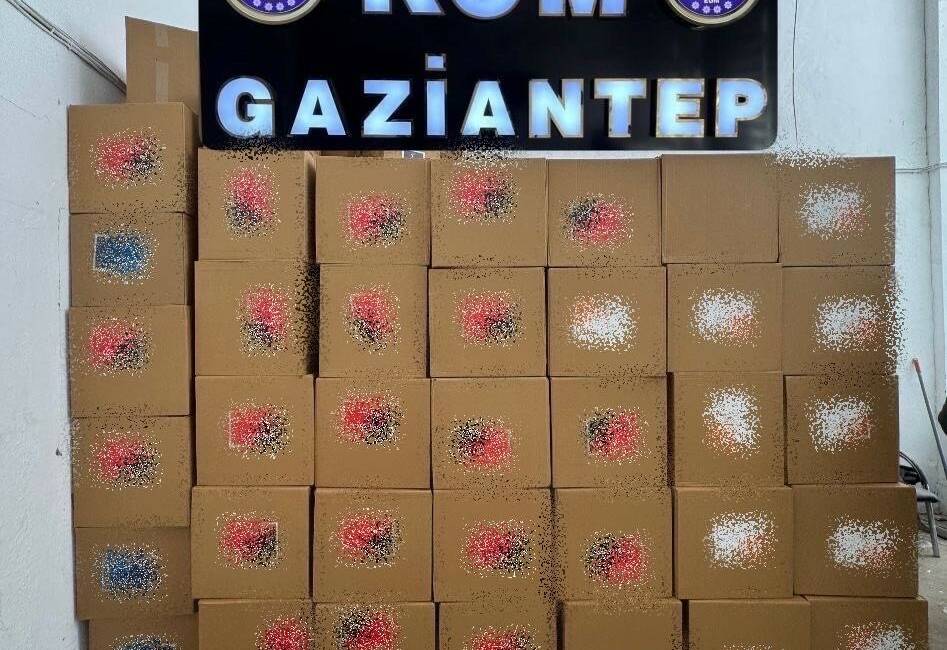 Gaziantep’te polis ekipleri, kaçakçılıkla