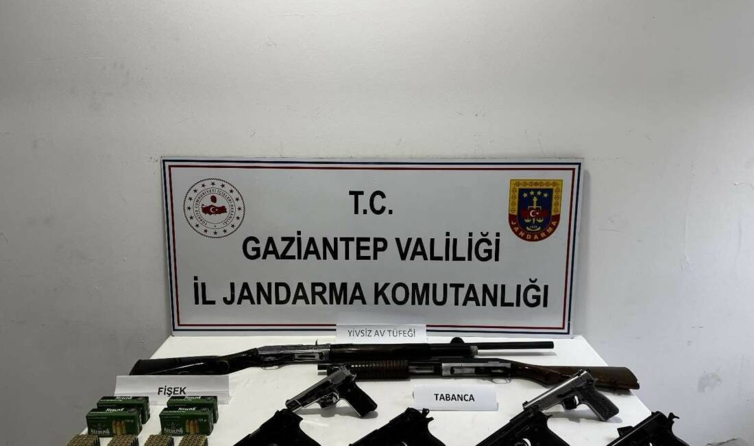 Gaziantep’te jandarma ekipleri tarafından