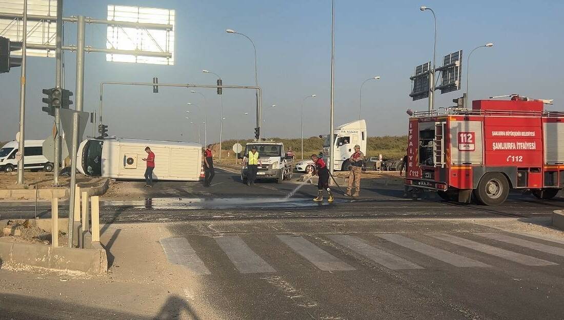 Şanlıurfa’nın Ceylanpınar ilçesinde kontrolden