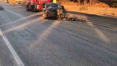 Adıyaman’ın Gölbaşı ilçesinde, Gölbaşı-Kahramanmaraş karayolu Tecirli Köyü kavşağında meydana gelen