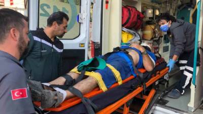 Adıyaman’da meydana gelen kazada, direksiyon hakimiyetini kaybeden bir elektrikli bisiklet