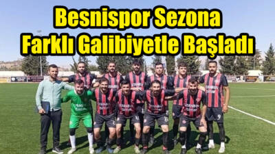 Adıyaman 1. Amatör Ligi A Grubu’nda mücadele eden temsilcimiz Besnispor,