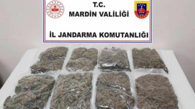 Mardin’in Kızıltepe ilçesinde jandarma ekiplerinin gerçekleştirdiği yol kontrolü sırasında bir