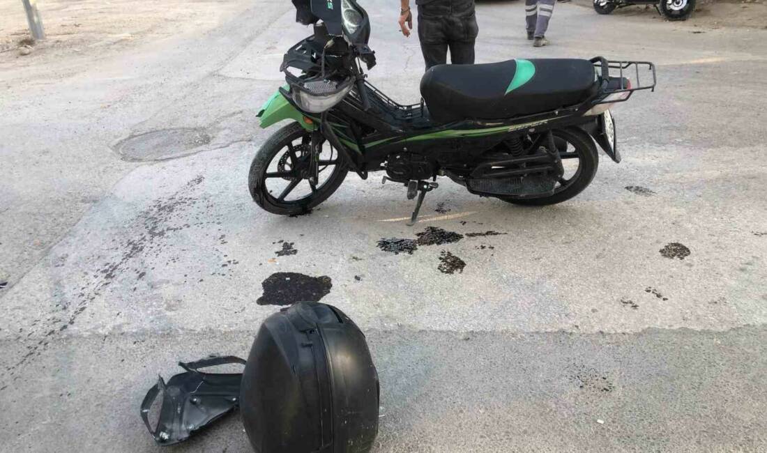 Adıyaman’da otomobil ile motosikletin