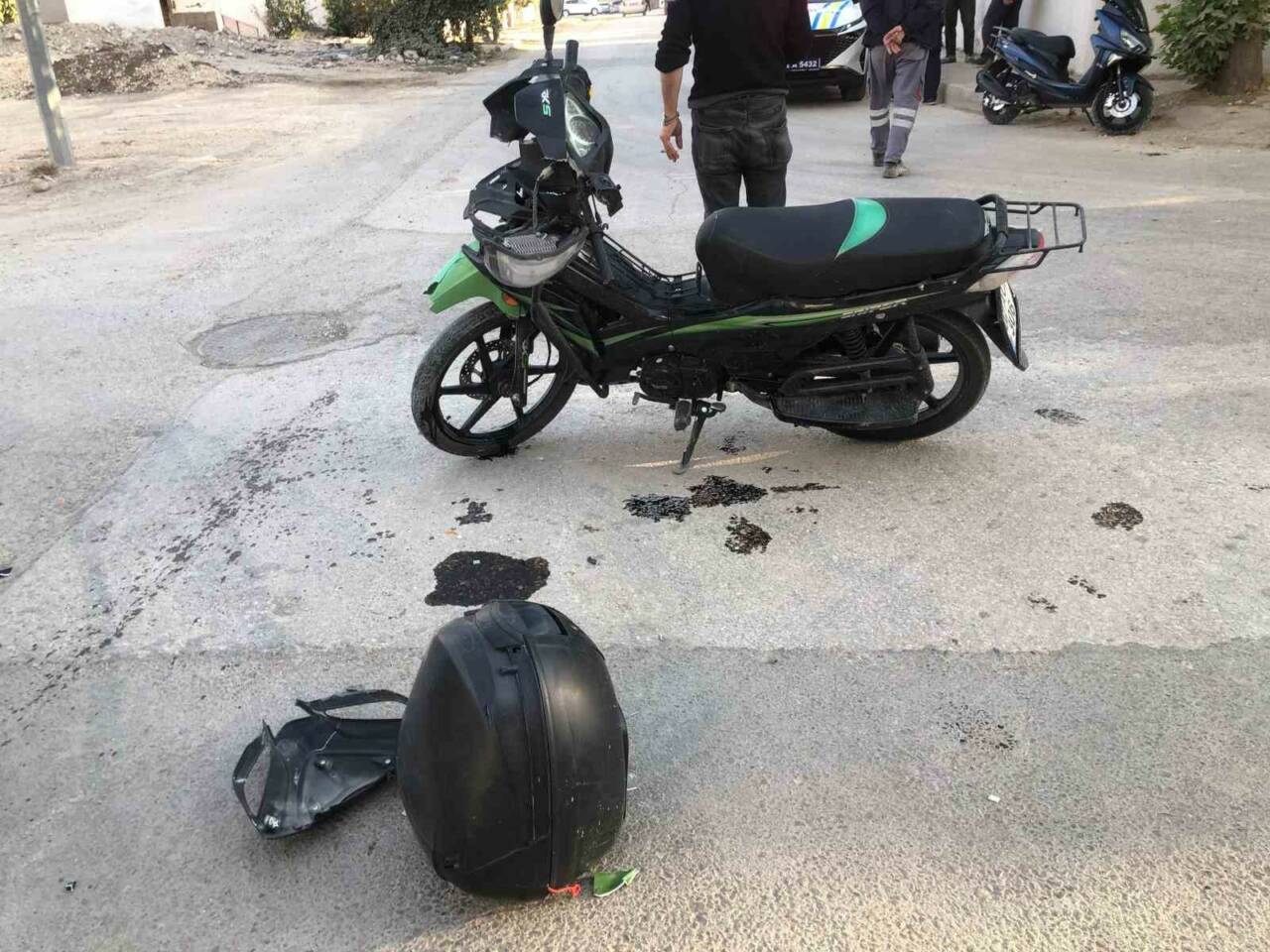 Adıyaman’da otomobil ile motosikletin çarpışması sonucu meydana gelen kazada 1