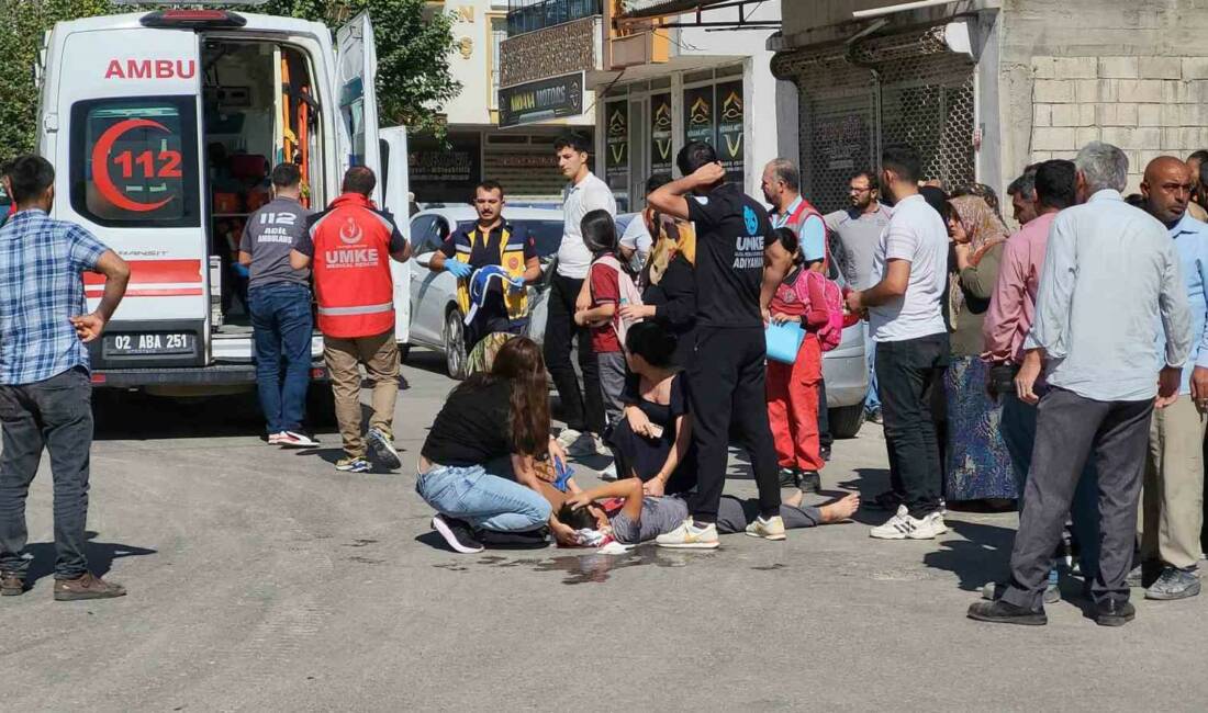 Adıyaman’da bir otomobilin bisiklete