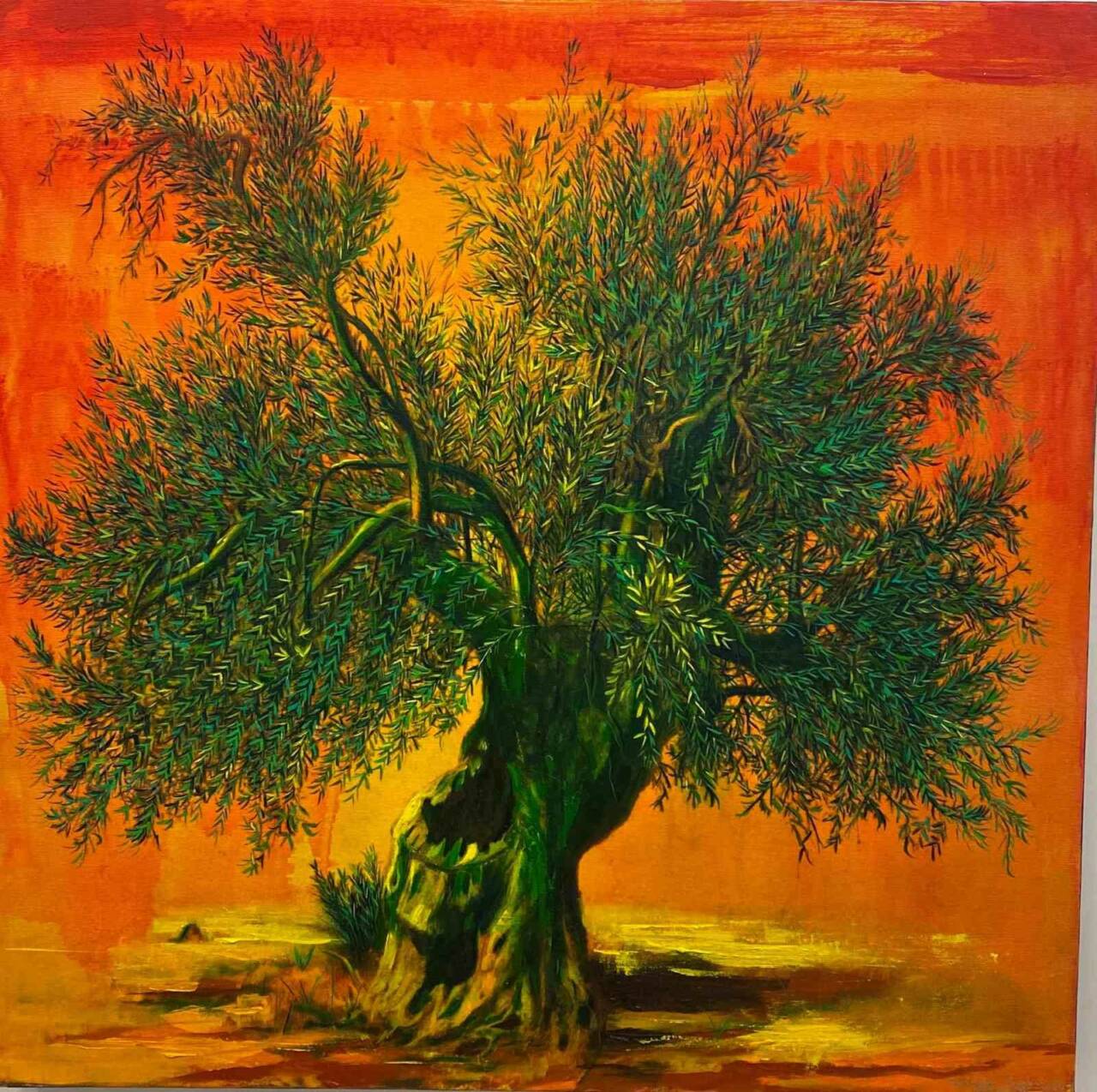 Selmani Baki Kocaispir ve Ünal Kuş, “Sentez-Art” isimli karma resim