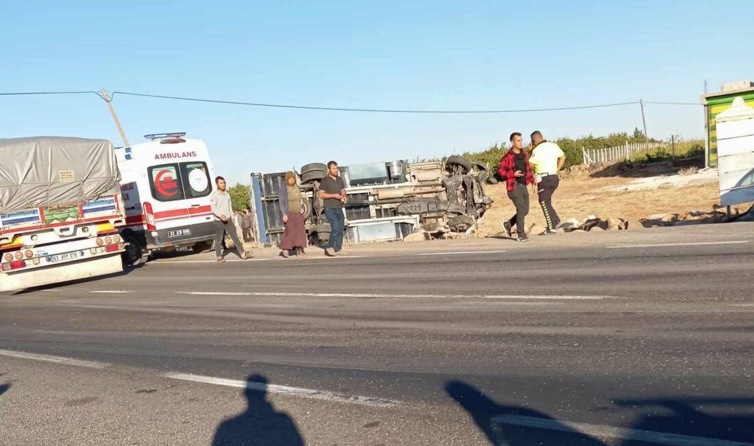 Şanlıurfa’da, bir kamyonet ile