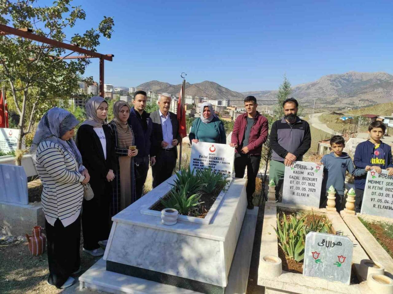 Sason Şehitleri, Bozkurt ve Araz Mezarı Başında Anıldı