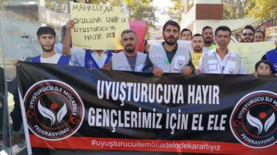 Adıyaman’da artan uyuşturucu kullanımıyla ilgili farkındalık oluşturmak amacıyla bir yürüyüş