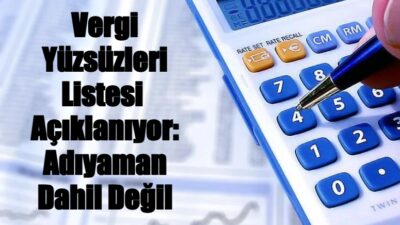 Hazine ve Maliye Bakanlığı, vergi yüzsüzleri listesini bugün kamuoyuyla paylaşacak.