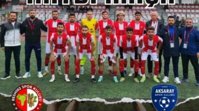 Bölgesel Amatör Futbol Ligi 9. Hafta: Besni02 Spor ile Aksaray