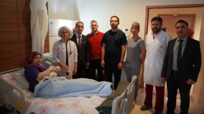 Adıyaman Eğitim ve Araştırma Hastanesi'nde "Prenses Doğum" diye adlandırılan ağrısız