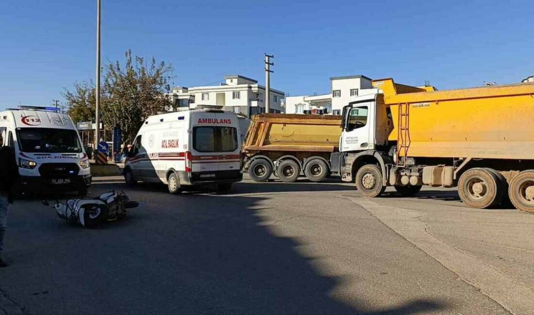 Adıyaman’ın Karapınar Mahallesi’nde motosiklet