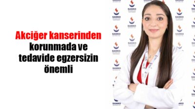 SANKO Üniversitesi Hastanesi Onkoloji ve Hematoloji Uzman Fizyoterapisti Mürşide Özpineci,
