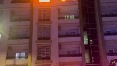 Batman’ın Gültepe Mahallesi’nde, gece saat 02.00 sıralarında 5 katlı bir