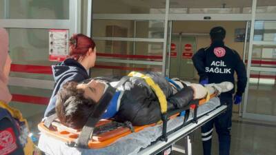 Adıyaman'da Yunus Emre Mahallesi Atatürk Bulvarı'nda meydana gelen kazada, elektrikli