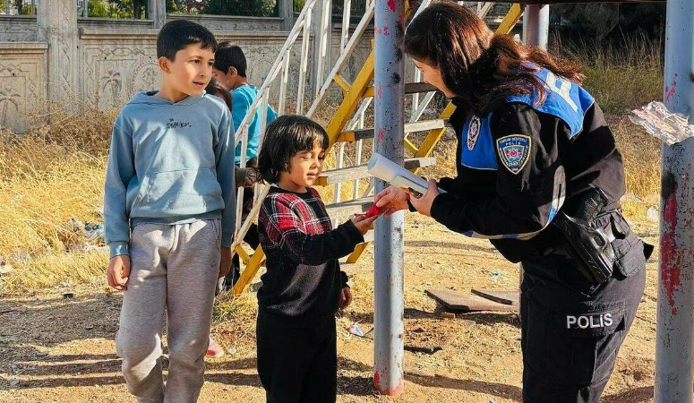 Adıyaman'ın Kahta ilçesinde polis