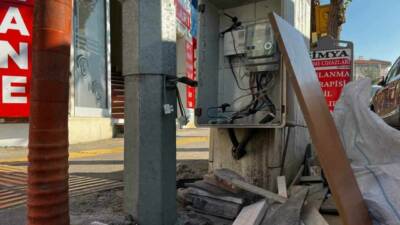 Diyarbakır’ın Prof. Dr. Selahattin Yazıcıoğlu Caddesi üzerindeki bir kaldırımda yaklaşık