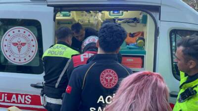 Adıyaman merkez Eskisaray Mahallesi Gölbaşı Caddesi’nde yerde yatan ve madde