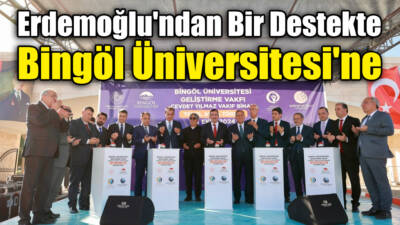 Hayırsever hemşehrimiz Erdemoğlu Holding Yönetim Kurulu Başkanı İbrahim Erdemoğlu, Bingöl