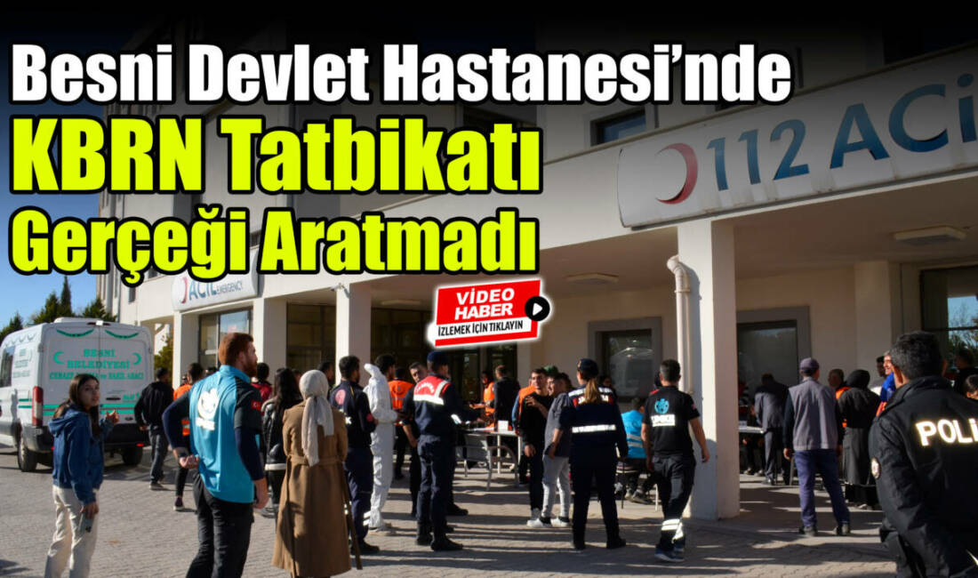 Besni Devlet Hastanesi’nde, Kimyasal,