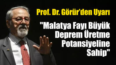 Deprem bilimci Prof. Dr. Naci Görür, bu sabah Malatya’nın Gövdeli-Doğanşehir