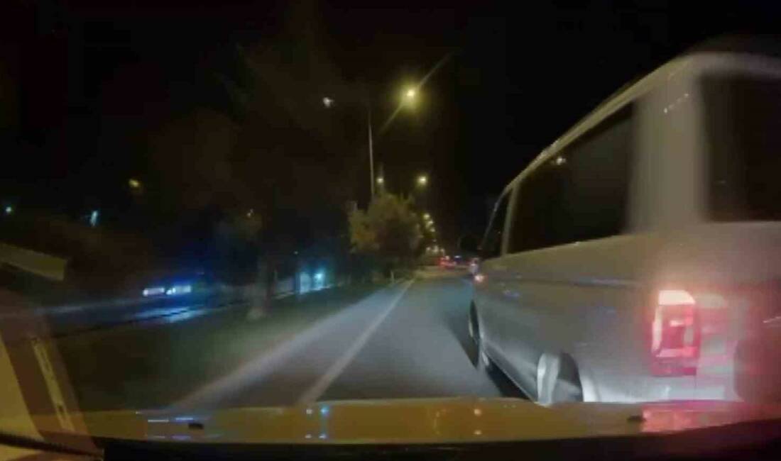 Adıyaman’da, trafikte makas atarak